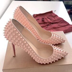 Christian Louboutin Piagelle Spikes 100 Patent Size 39